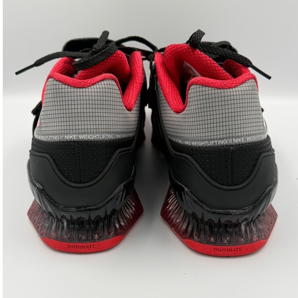 Nike Romaleos 4 Weightlifting Shoes Black White Red CD3463-003 Mens Size 13 - Picture 5 of 8